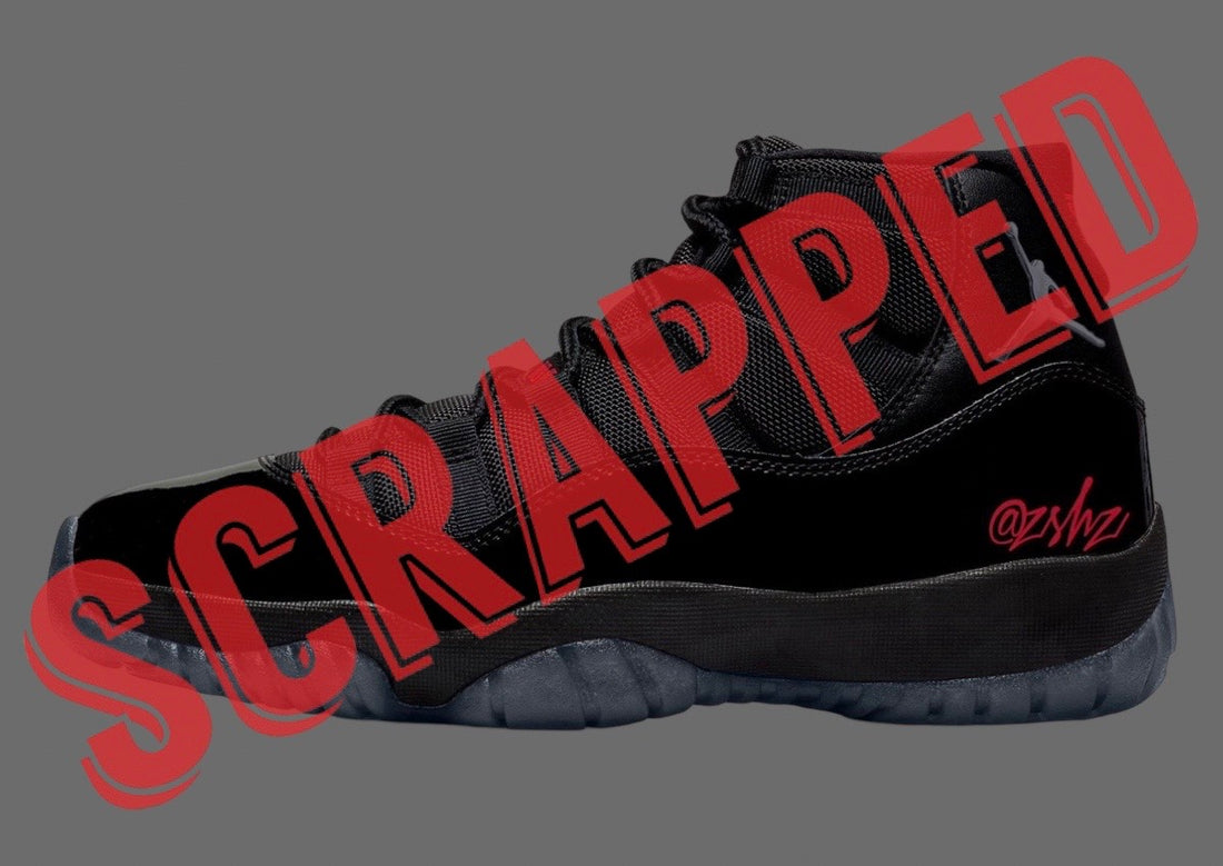 Air Jordan 11 “Black Red Grey” Release Scrapped