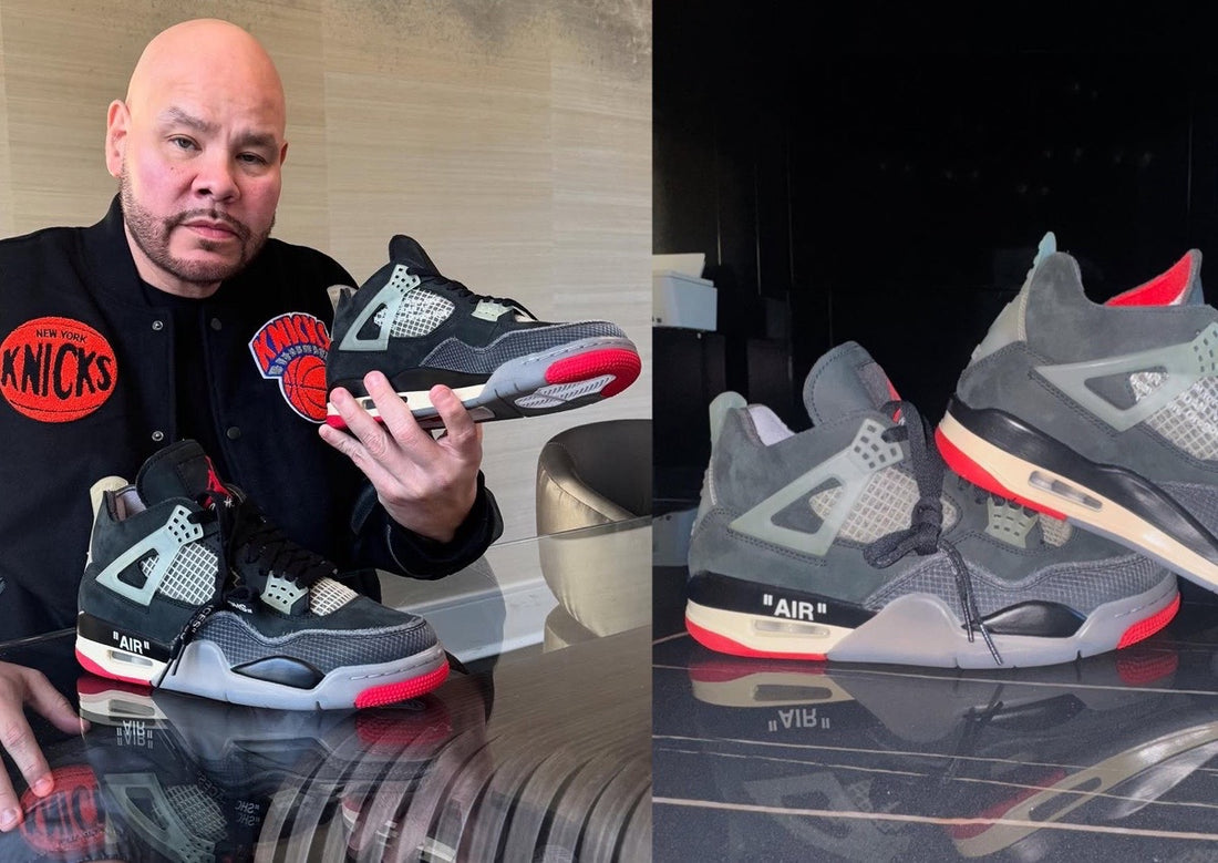 Fat Joe Shares Off-White x Air Jordan 4 “Bred”