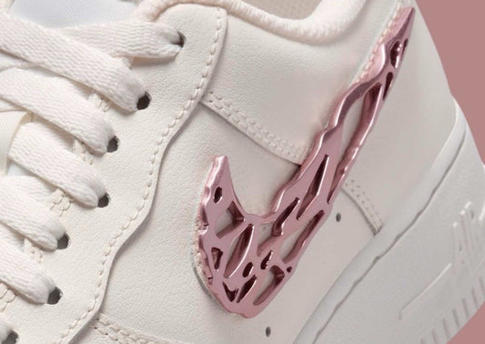 Nike Air Force 1 Low With Stunning Rose Gold “Molten Swoosh”