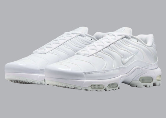 Nike Air Max Plus Golf “Triple White” Releases Spring 2025