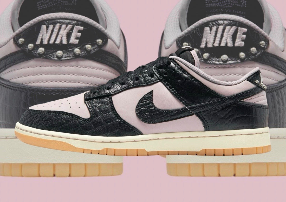 Nike Dunk Low “Pink/Black Croc” Now Available (December 2024)