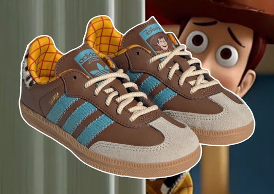 Toy Story x adidas Samba “Woody” Releases Spring 2025