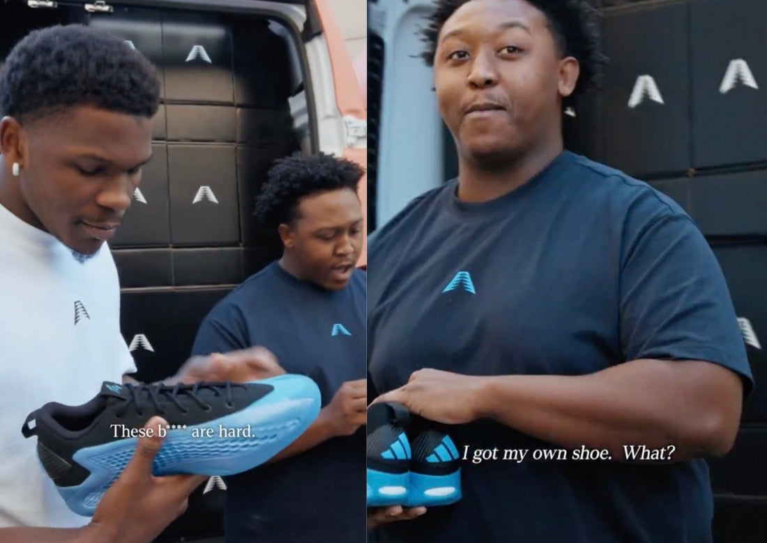 adidas Anthony Edwards 1 Low “Slick Blue” Honors Friendship With Heartwarming Release