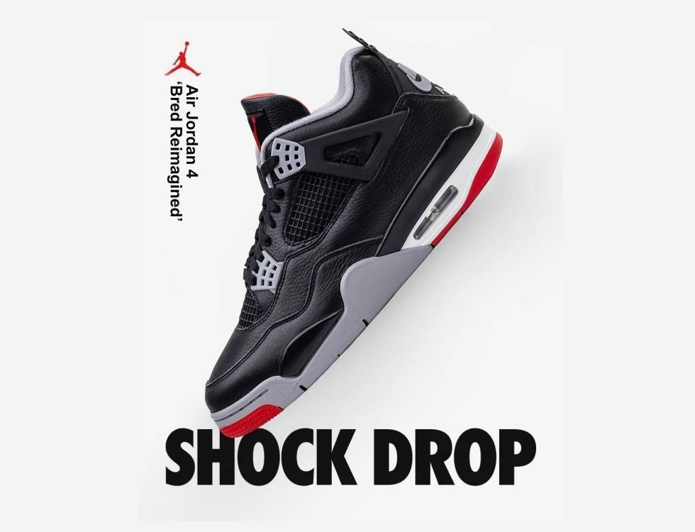 Air Jordan 4 “Bred Reimagined” SNKRS Shock Drop February 6th (2PM ET) - Misguided