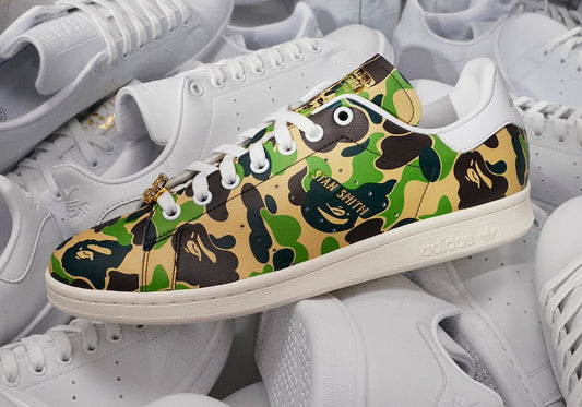 BAPE x adidas Stan Smith “ABC Camo” Releases February 2024 - Misguided