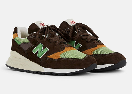 New Balance 998 Made in USA “Brown/Green” Releases December 2023 - Misguided