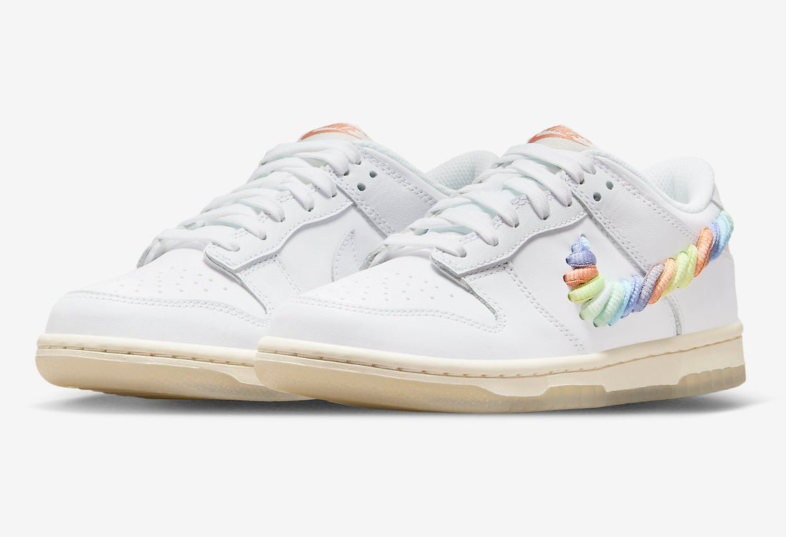 Nike Dunk Low GS “Rainbow Swoosh” Releases May 2024 - Misguided