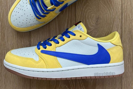 Travis Scott x Air Jordan 1 Low OG “Canary” (Elkins) Releases Summer 2024 - Misguided