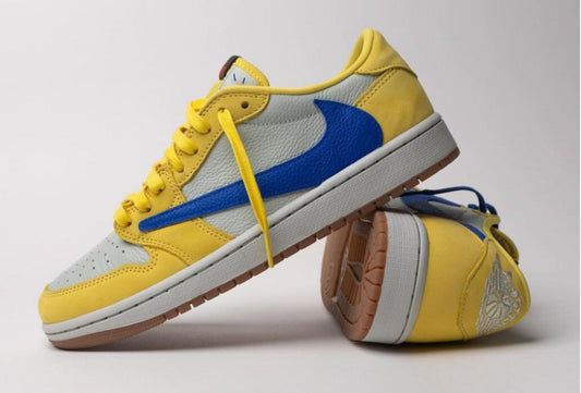 Travis Scott x Air Jordan 1 Low OG “Canary” Releases May 2024 - Misguided