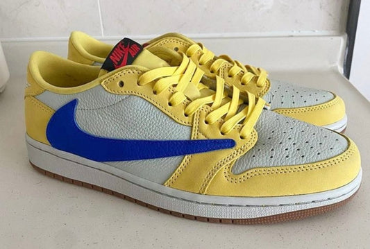 Travis Scott x Air Jordan 1 Low OG “Canary” Releases Summer 2024 - Misguided