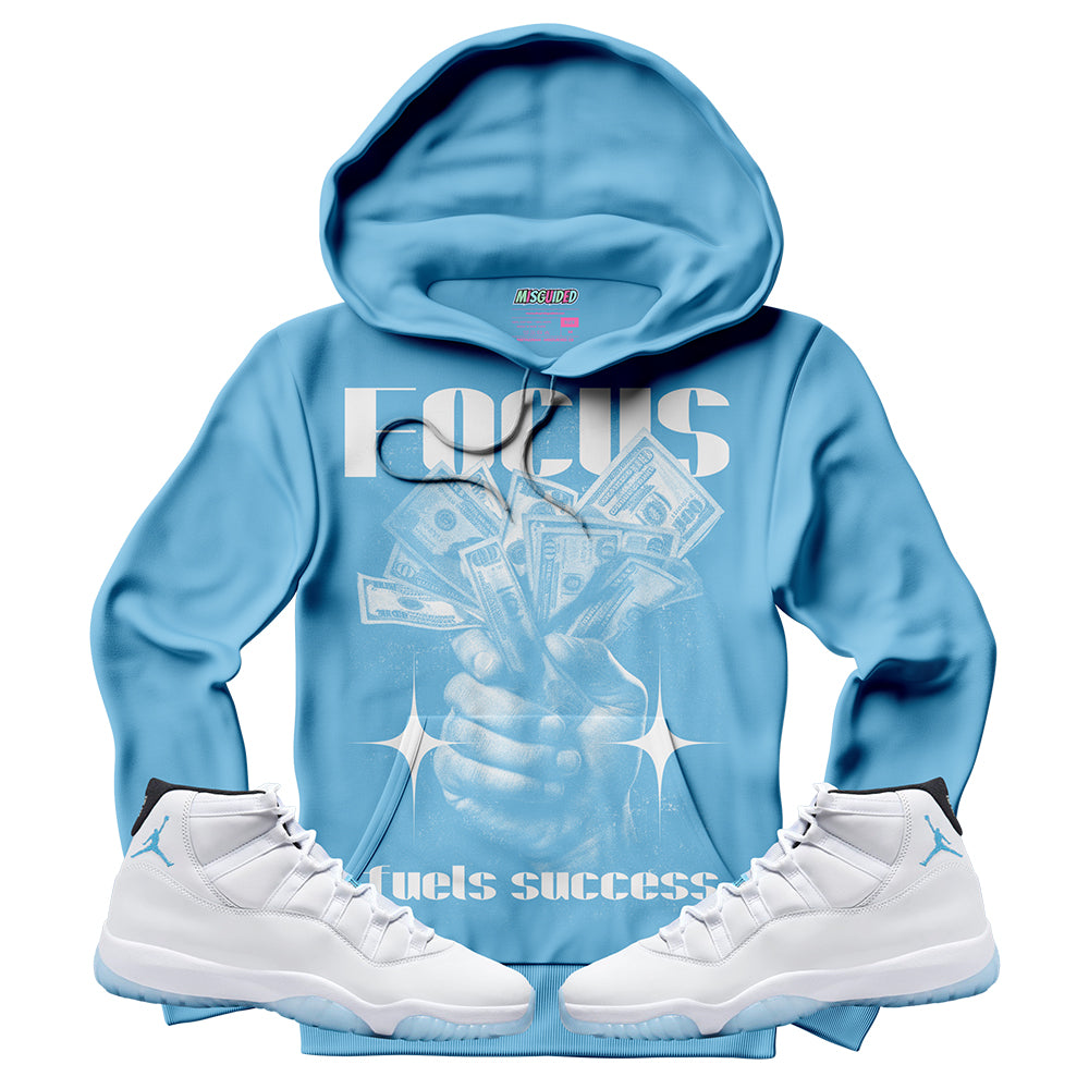 Sudadera con capucha Focus Fuels Success (Air Jordan 11 Legend Blue)