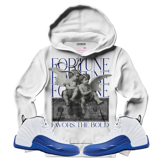 Fortune Favors The Bold (Air Jordan 12 Blueberry) Hoodie