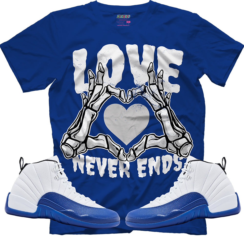 Camiseta "Love Never Ends" (Air Jordan 12 Blueberry)