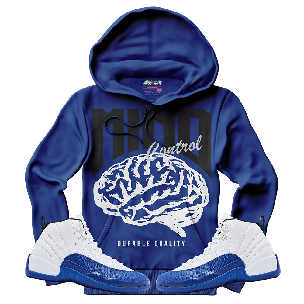 Sudadera con capucha de control mental (Air Jordan 12 Blueberry)