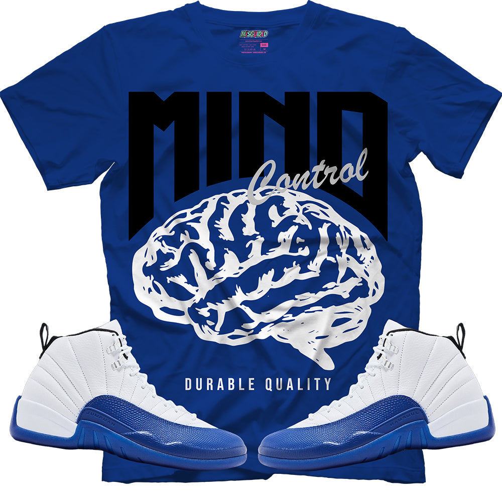 Camiseta de control mental (Air Jordan 12 Blueberry)