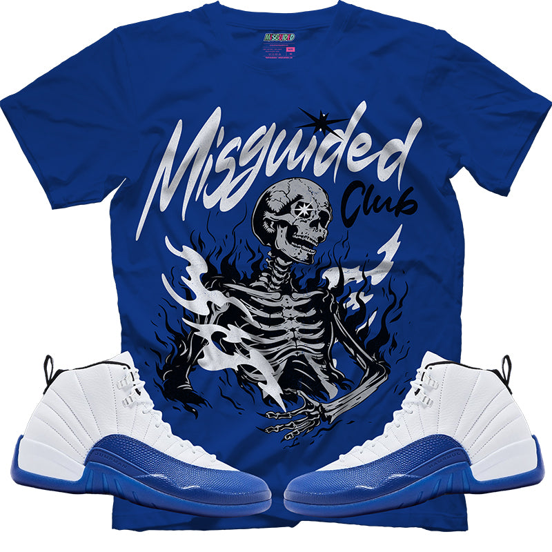 Camiseta del club Misguided (Air Jordan 12 Blueberry)