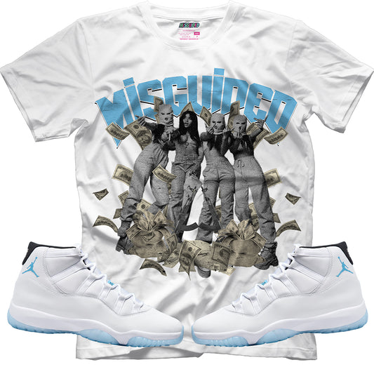 Misguided Girls (Air Jordan 11 Legend Blue) T-Shirt