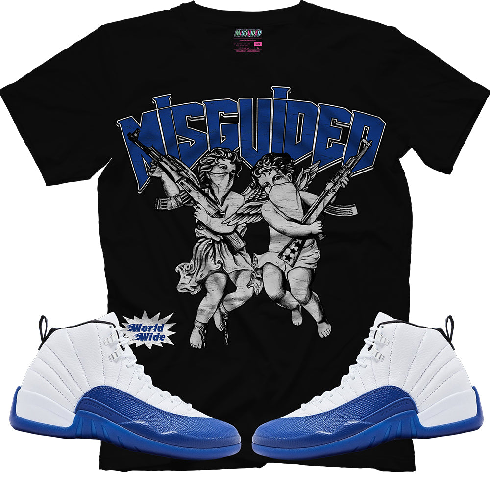 Camiseta de Misguided WorldWide (Air Jordan 12 Blueberry)