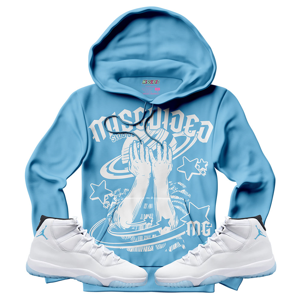 Sudadera con capucha Misguided Studios (Air Jordan 11 Legend Blue)