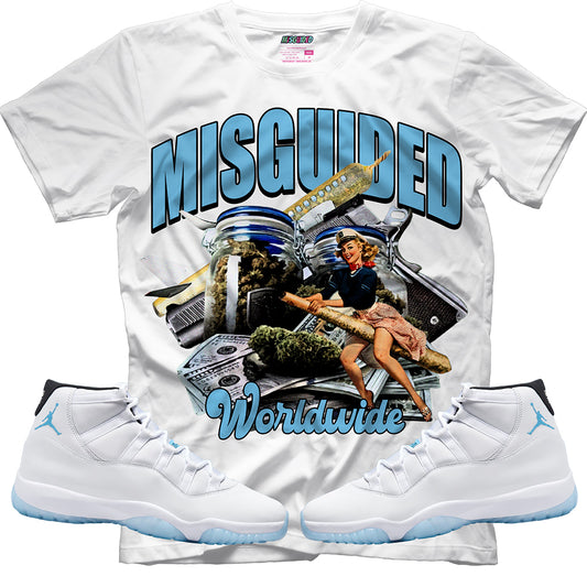 Misguided WRLW (Air Jordan 11 Legend Blue) T-Shirt