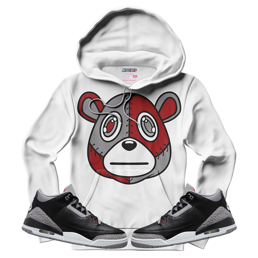 Sudadera con capucha Misguided (Air Jordan 3 Black Cement)