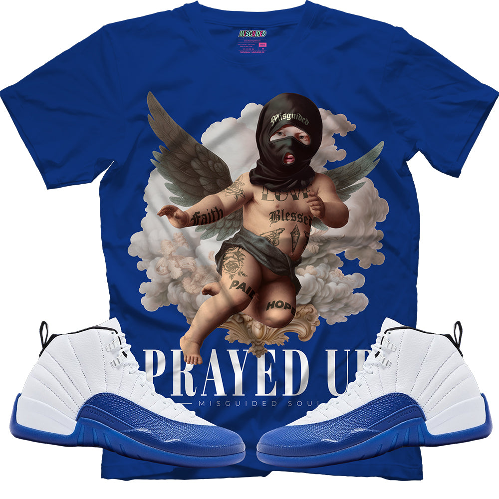 Camiseta Prayed Up (Air Jordan 12 Blueberry)