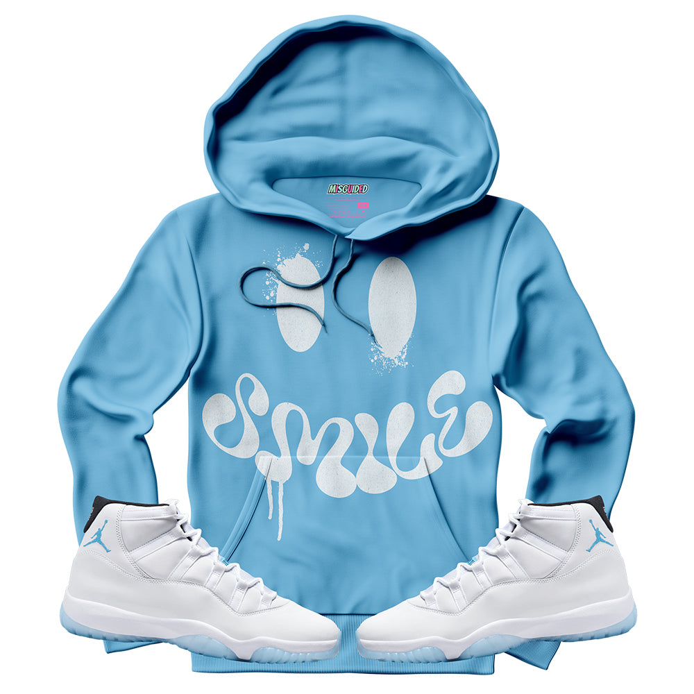 Sudadera con capucha Smile (Air Jordan 11 Legend Blue)