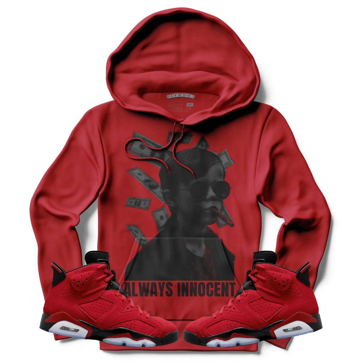 Always Innocent (Air Jordan 6 Toro Bravo) Hoodie - Misguided