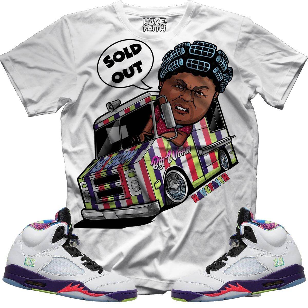 Big Worm (Alt Bel-Air Retro 5's) T-Shirt - Misguided