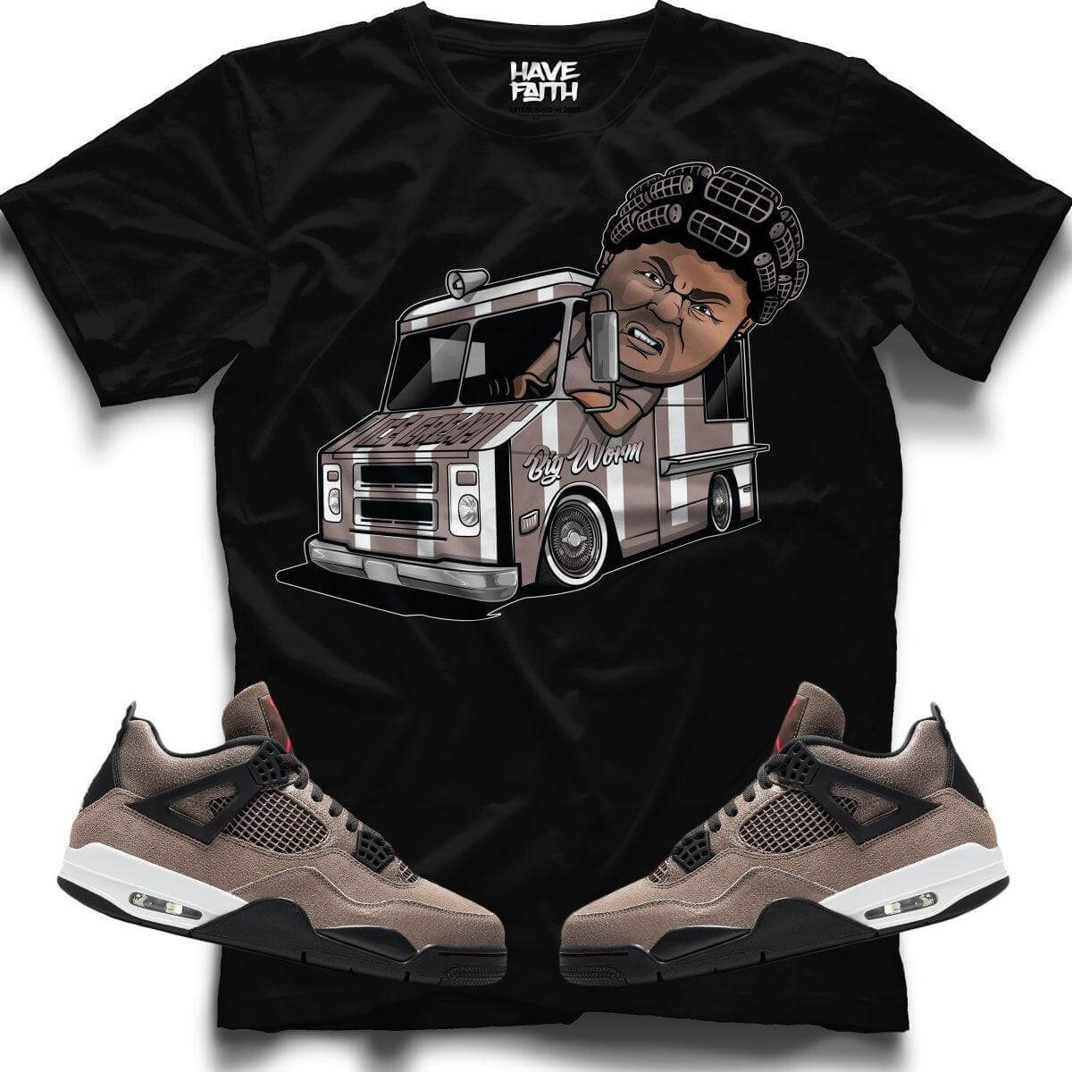 Big Worm (Taupe Retro 4's) T-Shirt - Misguided