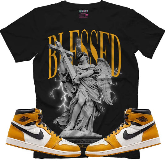 Blessed (Air Jordan 1 Retro High OG 'Yellow Ochre') T-Shirt - Misguided