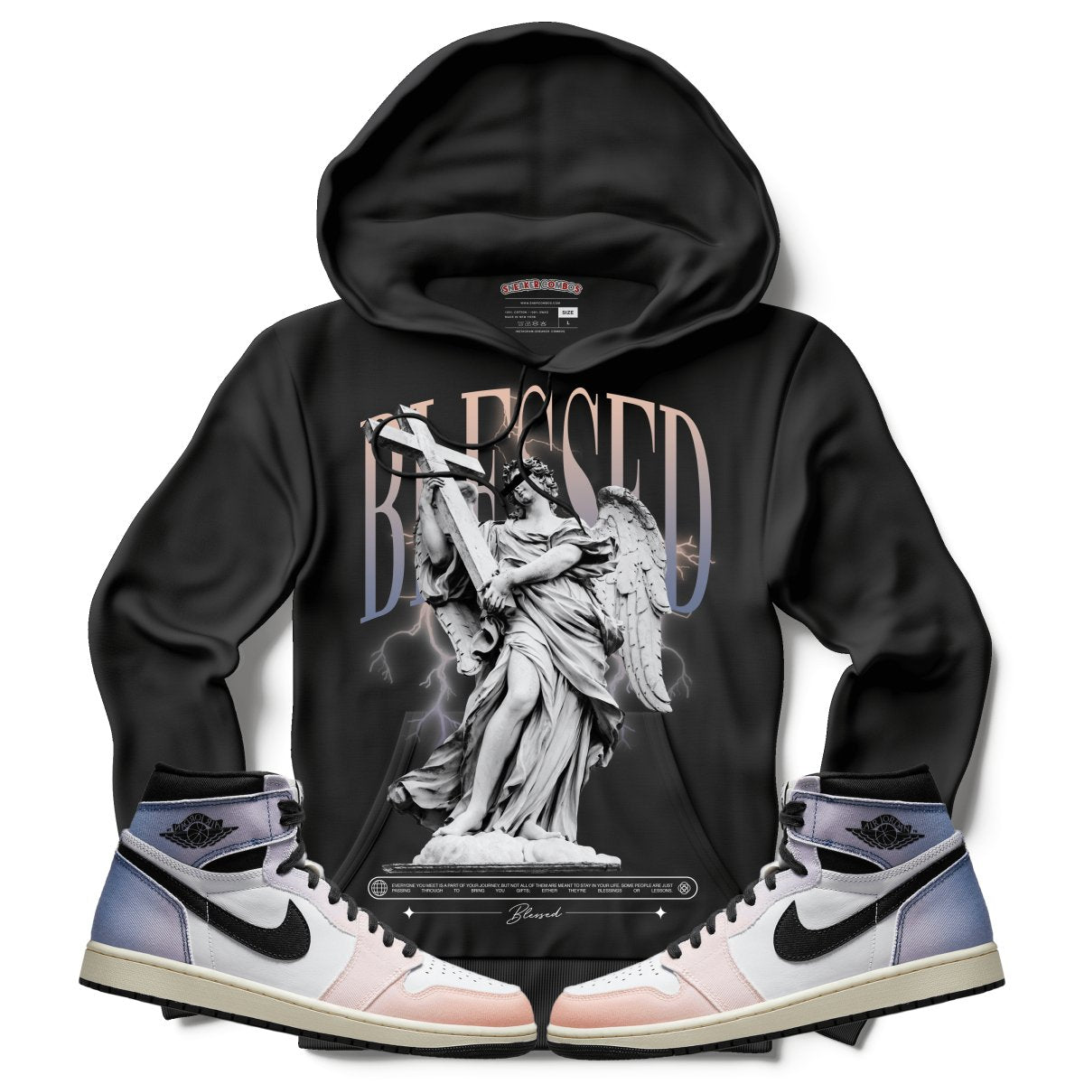 Blessed ( Air Jordan 1 Skyline) Hoodie - Misguided