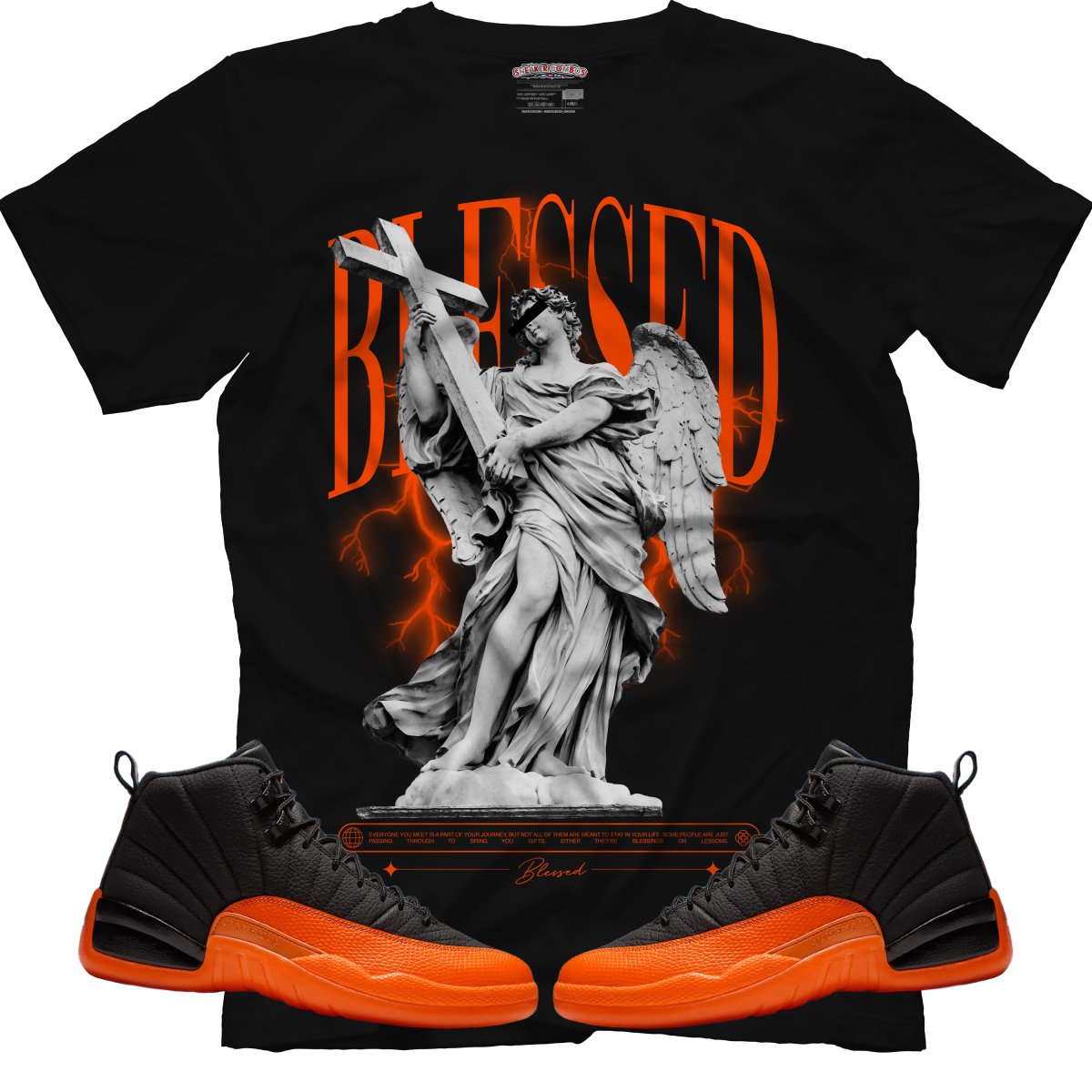 Blessed (Air Jordan 12 Brilliant Orange) T-Shirt - Misguided