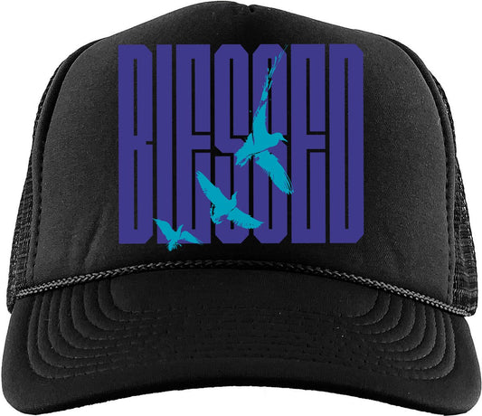 Blessed (Air Jordan 6 Aqua) Trucker Hat - Misguided