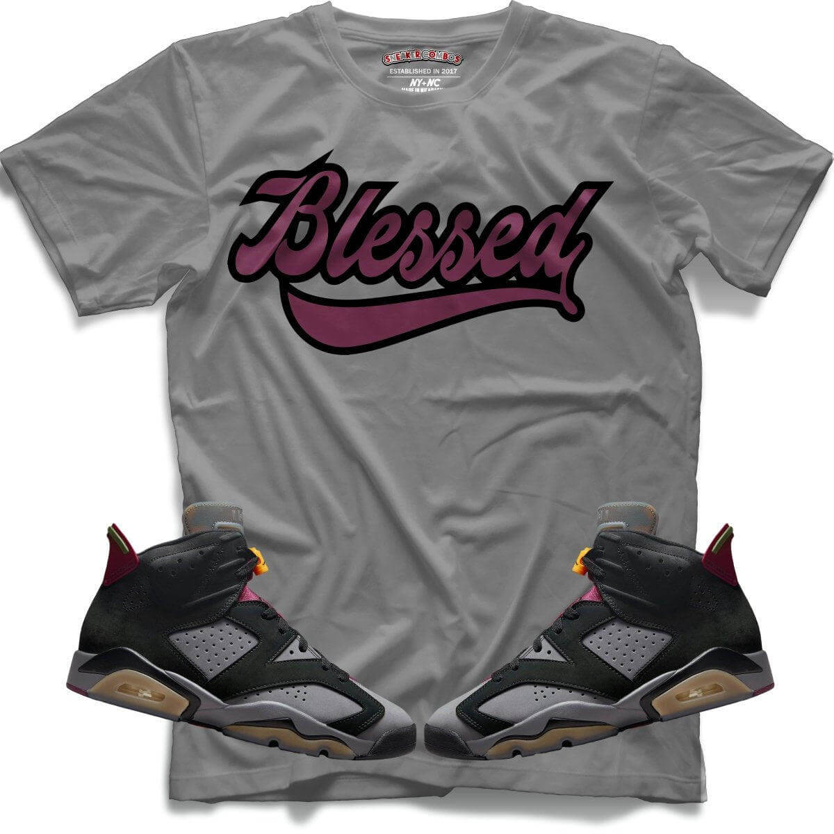 Blessed (Retro 6 Bordeaux) T-Shirt - Misguided