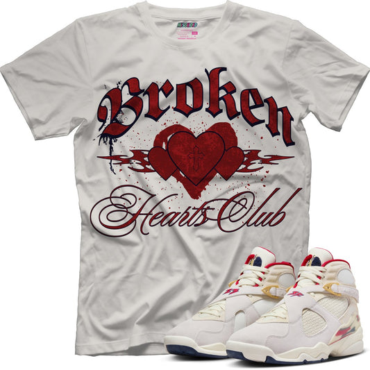 Broken Hearts Clubs (SOLEFLY X AIR JORDAN 8 “MI CASA ES SU CASA”) T-Shirt - Misguided