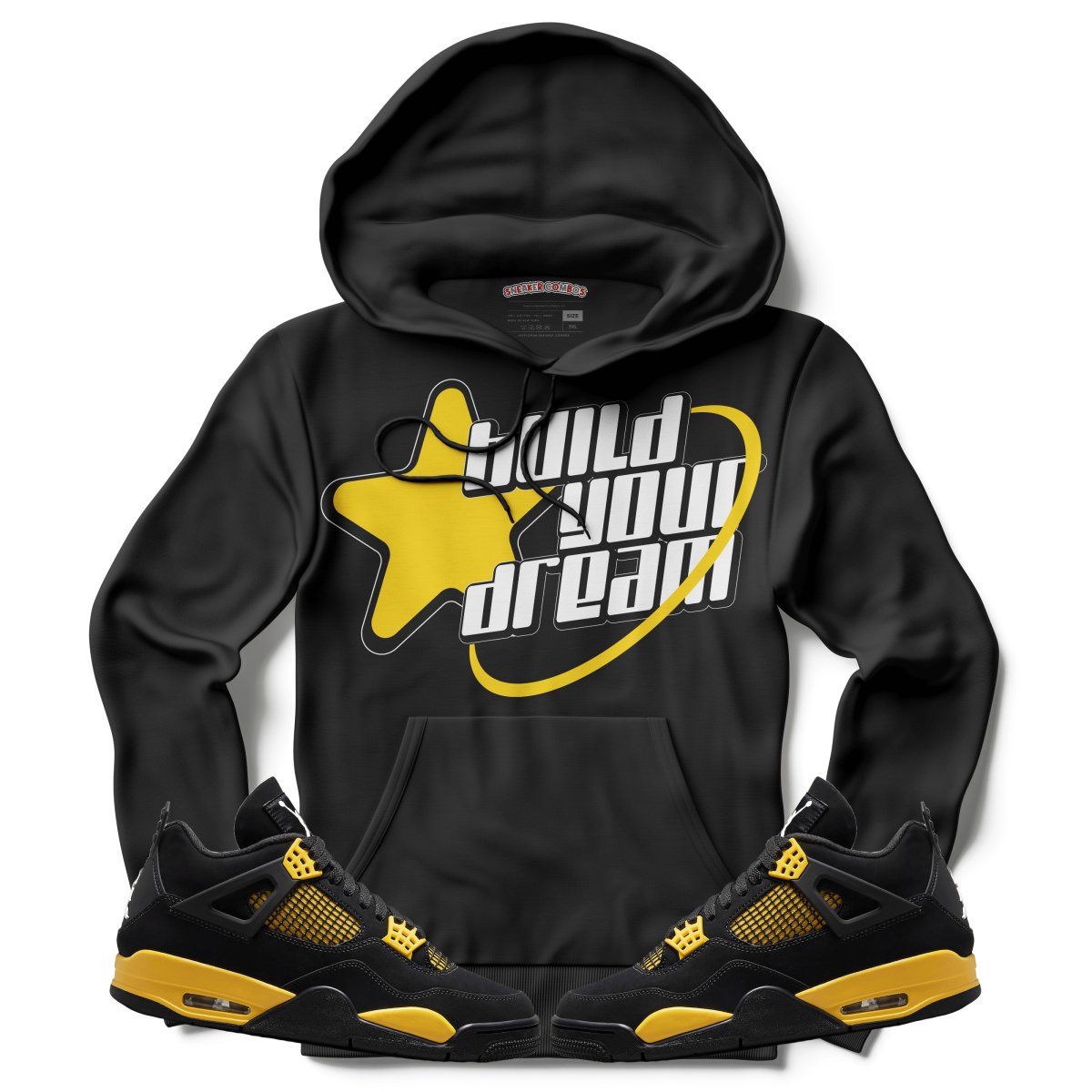 Build Your Dream (Air Jordan 4 Thunder) Hoodie - Misguided