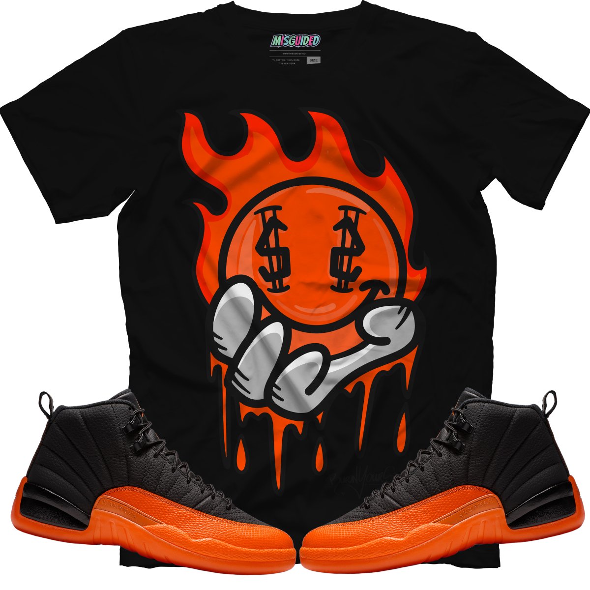 Burn Your Soul (Air Jordan 12 Brilliant Orange) T-Shirt - Misguided