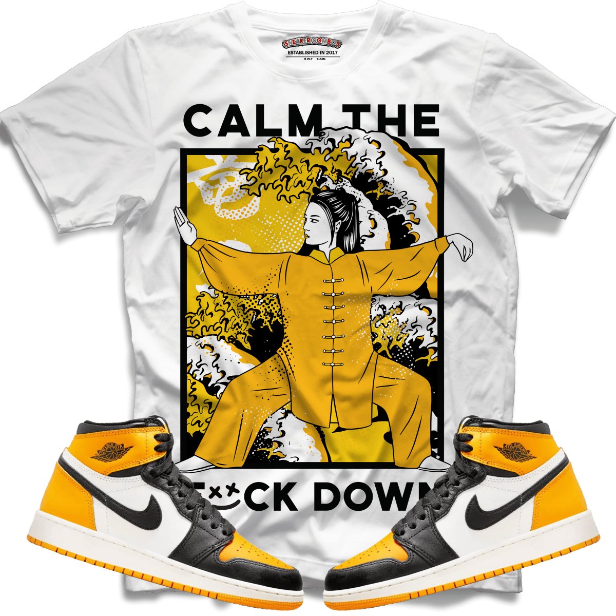 Calm TF Down (Retro 1 Taxi) T-Shirt - Misguided