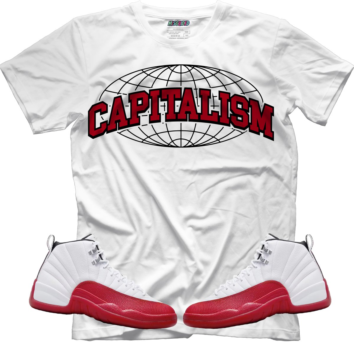 Capatilism (Air Jordan 12 Cherry) T-Shirt - Misguided