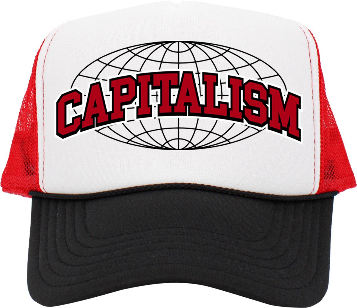 Capitalism (Air Jordan 12 Cherry) Trucker Hat - Misguided