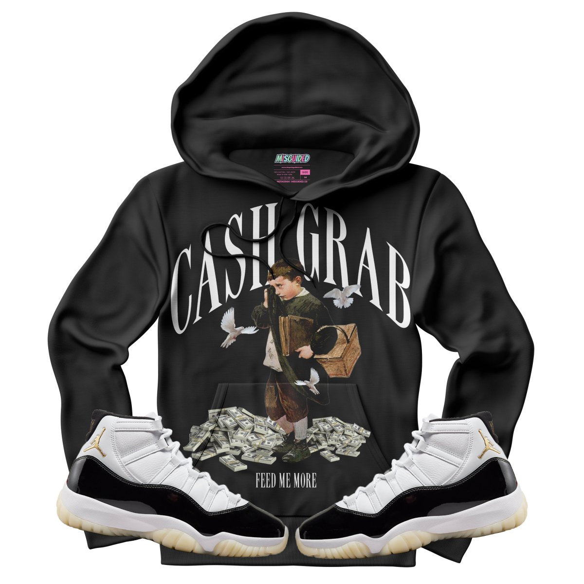 Cash Grab (Air Jordan 11 Gratitude) Hoodie - Misguided