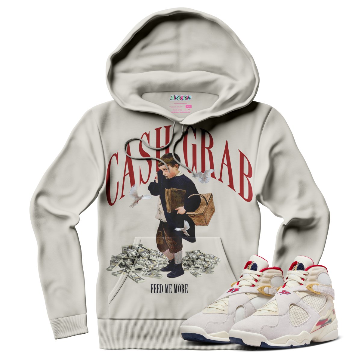 Cash Rules (SOLEFLY X AIR JORDAN 8 “MI CASA ES SU CASA”) Hoodie - Misguided