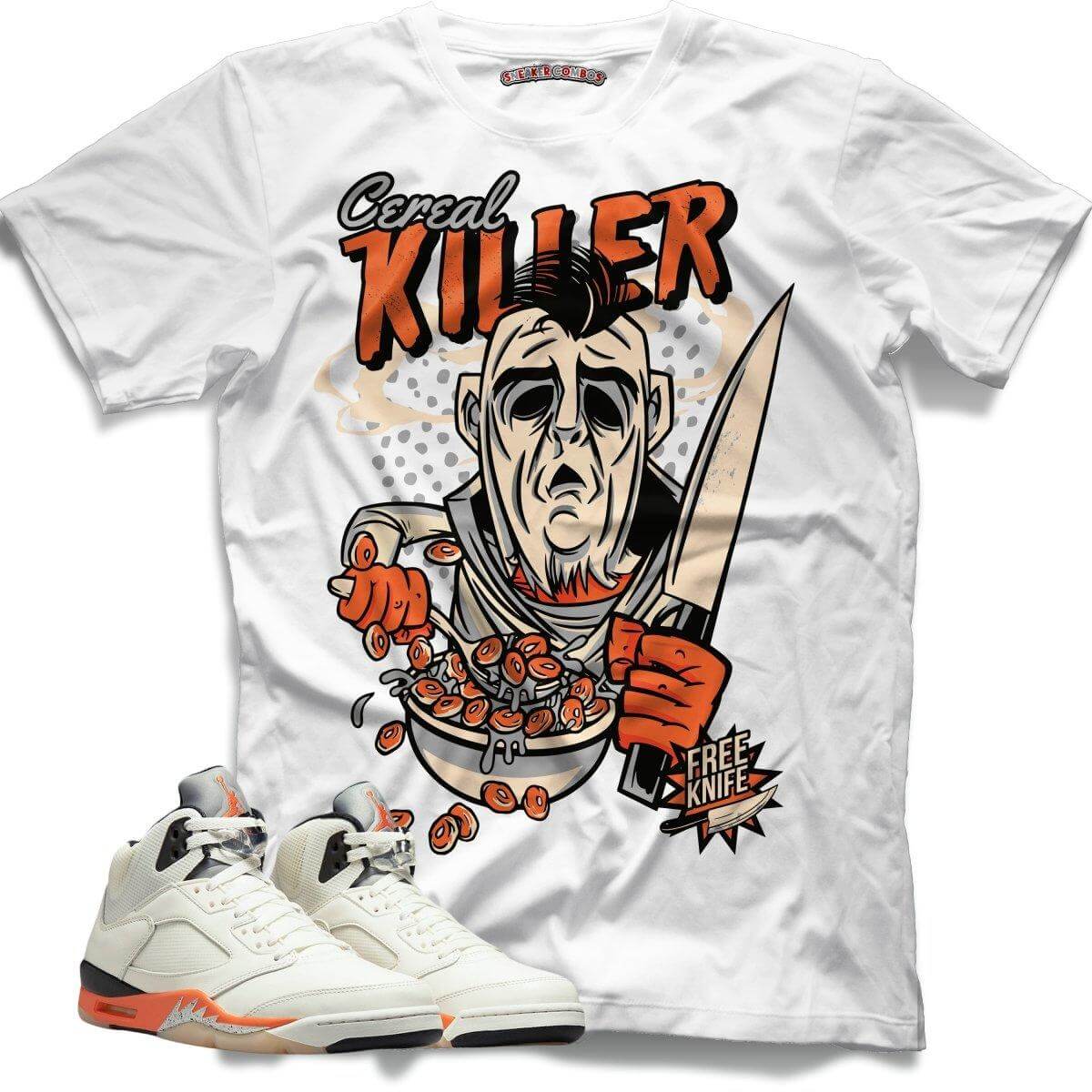 Cereal Killer (Retro 5 Orange Blaze) T-Shirt - Misguided