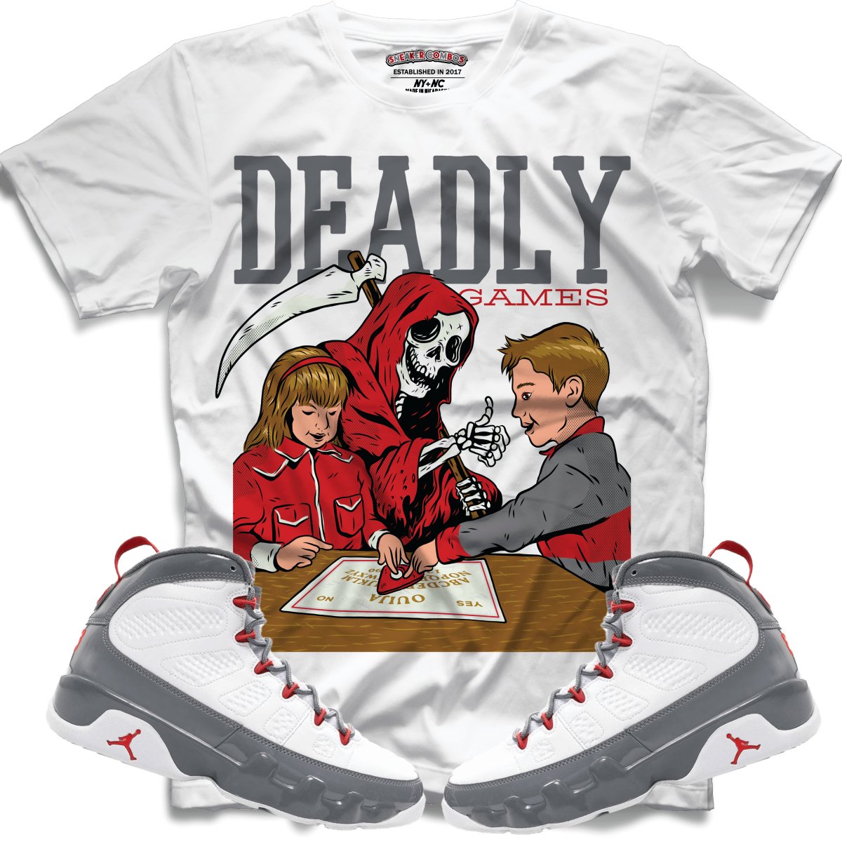 Deadly Games (Retro 9 Fire Red) T-Shirt - Misguided