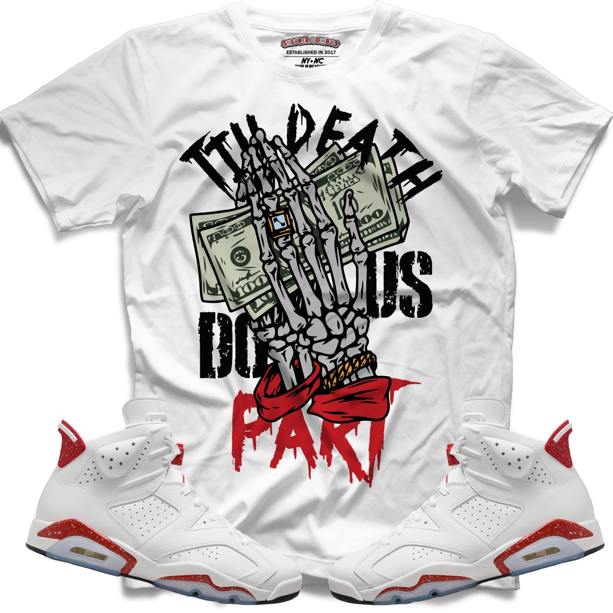 Do Us Part (Retro 6 Red Oreo) T-Shirt - Misguided