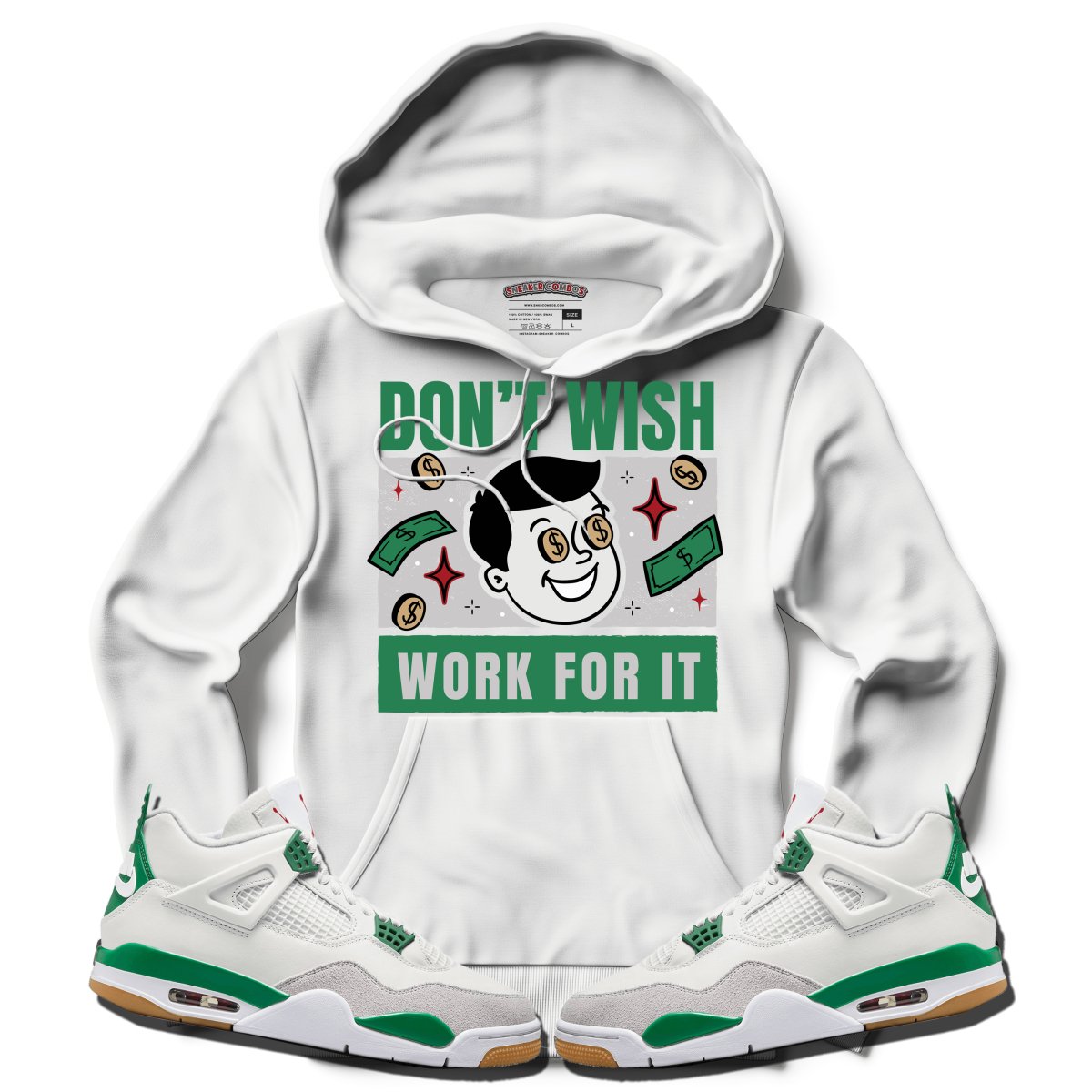 Don't Wish For It (NIKE SB X AIR JORDAN 4 PINE GREEN) Hoodie - Misguided