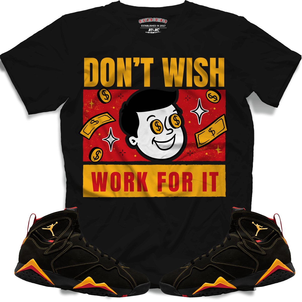 Dont Wish For it (Retro 7 Citrus) T-Shirt - Misguided