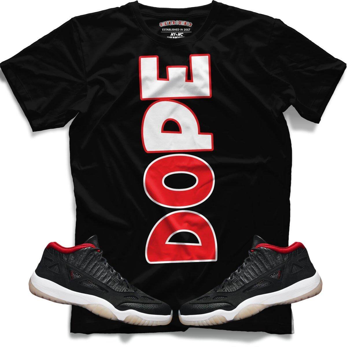 Dope (Retro 11 Low IE Bred) T-Shirt - Misguided