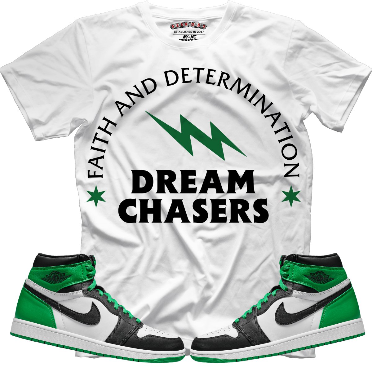 Dream Chasers (Air Jordan 1 Lucky Green) T-Shirt - Misguided